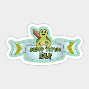 Super Turtle Idle Sticker